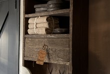Driftwood wandrek met 1 lade